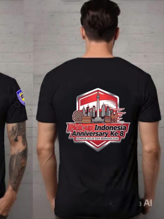 Kaos Anniversary Pi ke 8 view 2