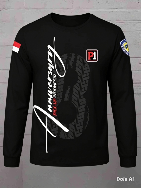 Kaos Anniversary 8 Lengan Panjang