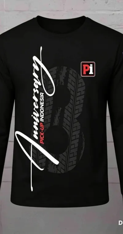 Kaos Anniversary 8 Lengan Panjang